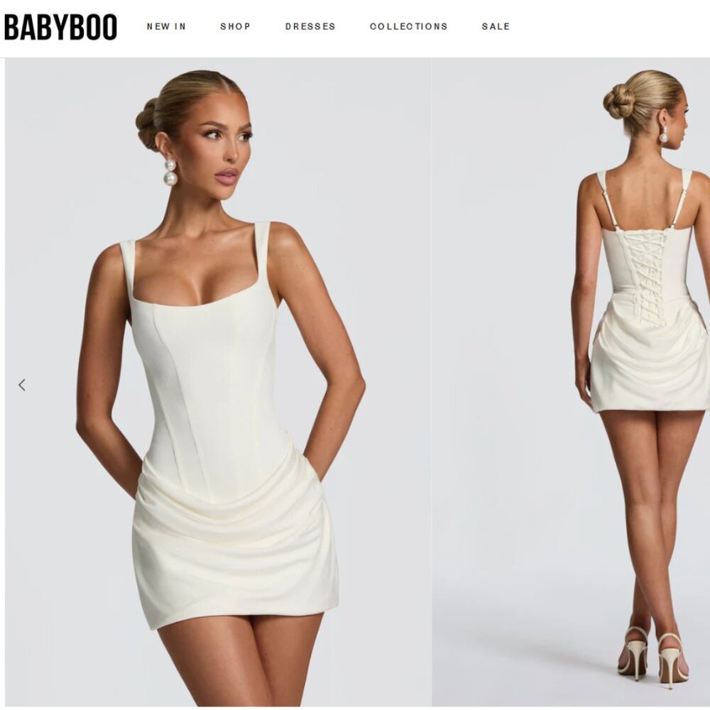 Cornelia Mini Dress - Ivory